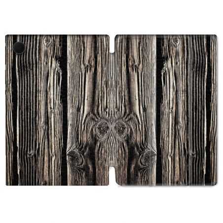 Housse Smart Cover Pour Samsung Galaxy Tab A8 (2022) 10.5 Texture Bois