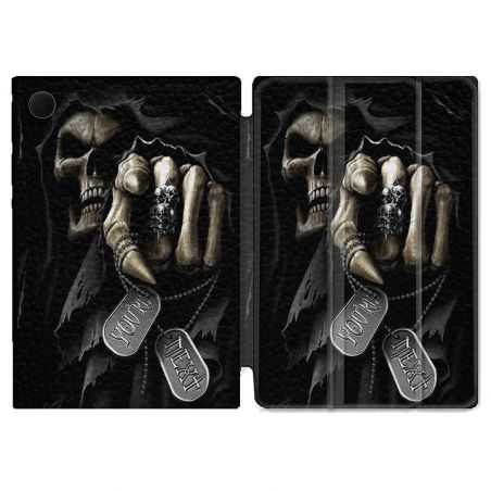 Housse Smart Cover Pour Samsung Galaxy Tab A8 (2022) 10.5 Tete de Mort Your Next