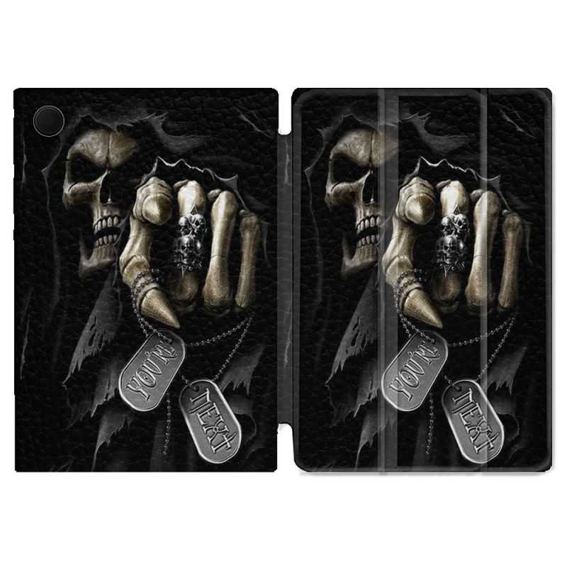 Housse Smart Cover Pour Samsung Galaxy Tab A8 (2022) 10.5 Tete de Mort Your Next
