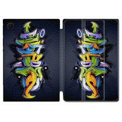 Housse Smart Cover Pour Samsung Galaxy Tab A8 (2022) 10.5 Street Art Graffiti
