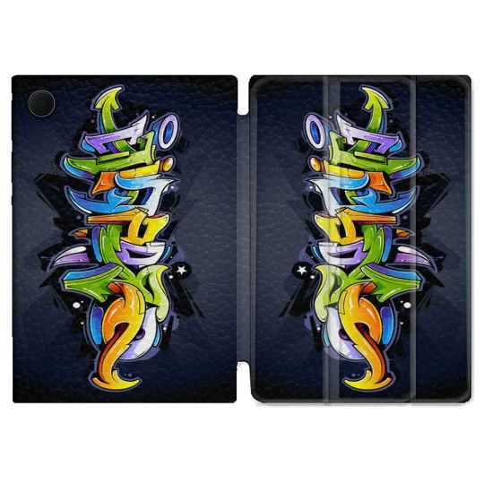 Housse Smart Cover Pour Samsung Galaxy Tab A8 (2022) 10.5 Street Art Graffiti