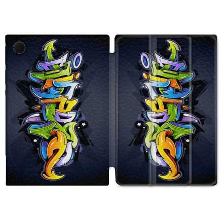 Housse Smart Cover Pour Samsung Galaxy Tab A8 (2022) 10.5 Street Art Graffiti