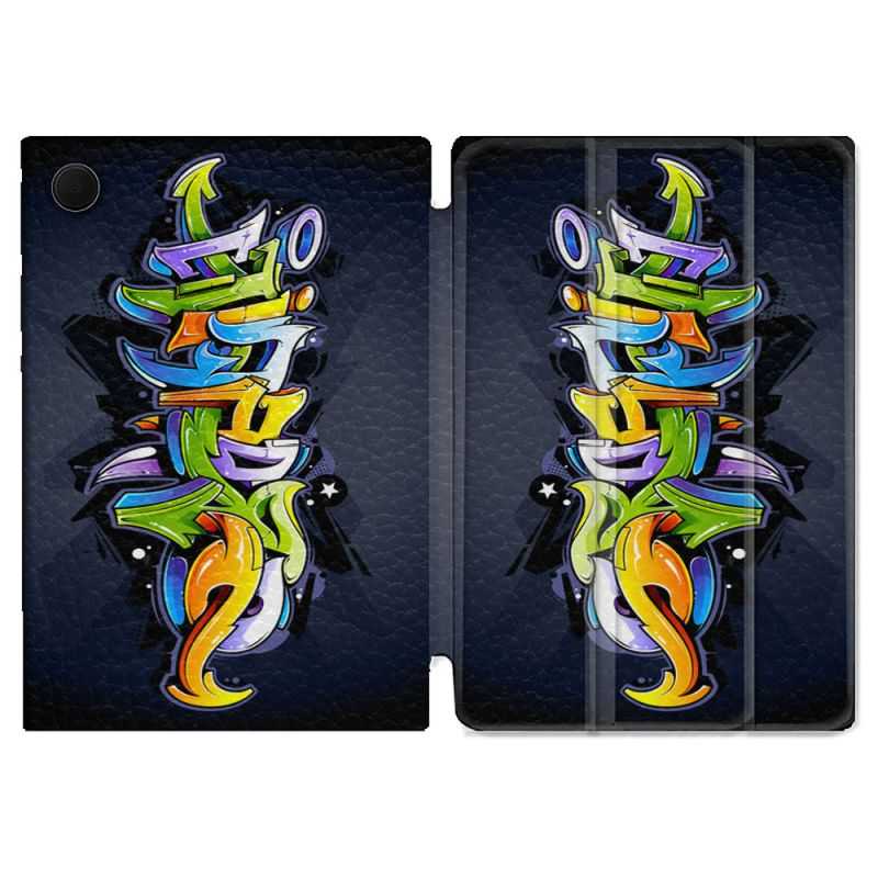 Housse Smart Cover Pour Samsung Galaxy Tab A8 (2022) 10.5 Street Art Graffiti