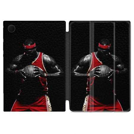 Housse Smart Cover Pour Samsung Galaxy Tab A8 (2022) 10.5 Sport Basketeur