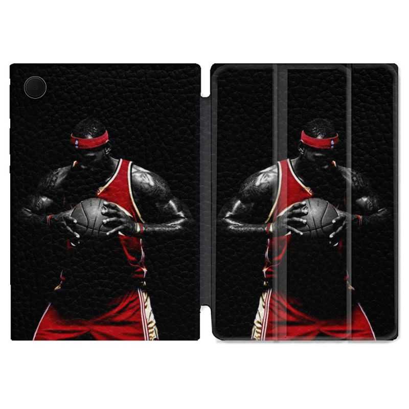 Housse Smart Cover Pour Samsung Galaxy Tab A8 (2022) 10.5 Sport Basketeur