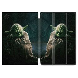 Housse Smart Cover Pour Samsung Galaxy Tab A8 (2022) 10.5 Star Wars - Yoda sombre