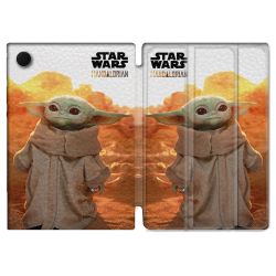 Housse Smart Cover Pour Samsung Galaxy Tab A8 (2022) 10.5 Star Wars - Yoda bebe soleil