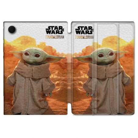 Housse Smart Cover Pour Samsung Galaxy Tab A8 (2022) 10.5 Star Wars - Yoda bebe soleil