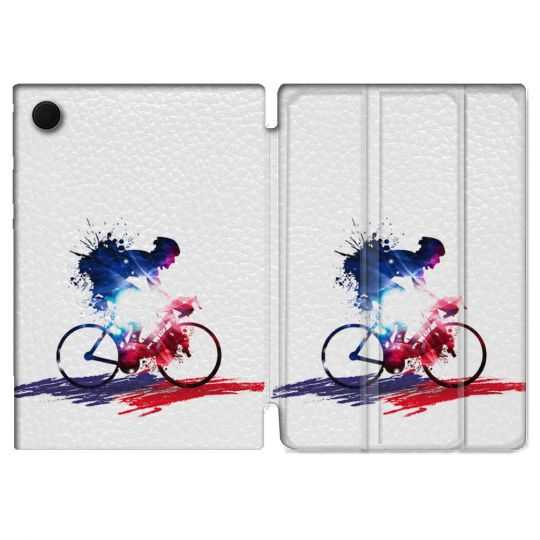 Housse Smart Cover Pour Samsung Galaxy Tab A8 (2022) 10.5 Sport Cyclisme France