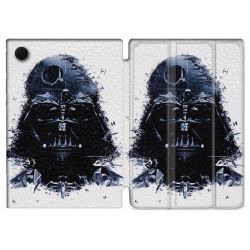 Housse Smart Cover Pour Samsung Galaxy Tab A8 (2022) 10.5 Star Wars - Dark Vador Blanc