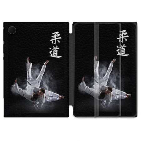 Housse Smart Cover Pour Samsung Galaxy Tab A8 (2022) 10.5 Sport Judo Noir