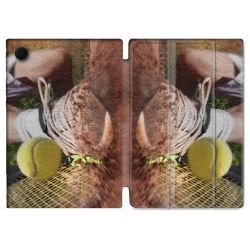 Housse Smart Cover Pour Samsung Galaxy Tab A8 (2022) 10.5 Sport Tennis Glissade