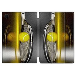 Housse Smart Cover Pour Samsung Galaxy Tab A8 (2022) 10.5 Sport Tennis Reflet