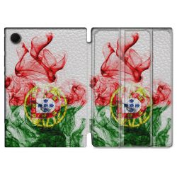 Housse Smart Cover Pour Samsung Galaxy Tab A8 (2022) 10.5 Voyage Portugal Flamme