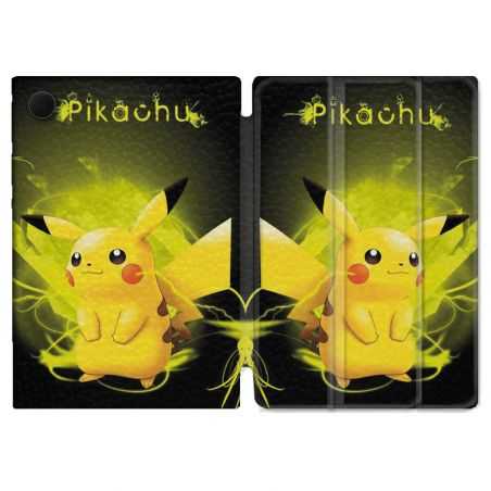 Housse Smart Cover Pour Samsung Galaxy Tab A8 (2022) 10.5 Pokemon Pikachu Eclair