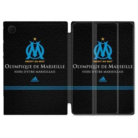 Housse Smart Cover Pour Samsung Galaxy Tab A8 (2022) 10.5 Olympique Marseille OM Fier etre Marseillais