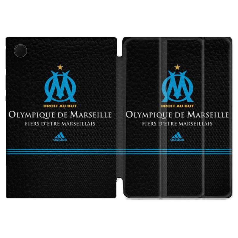 Housse Smart Cover Pour Samsung Galaxy Tab A8 (2022) 10.5 Olympique Marseille OM Fier etre Marseillais