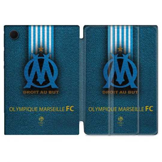 Housse Smart Cover Pour Samsung Galaxy Tab A8 (2022) 10.5 Olympique Marseille OM Bande