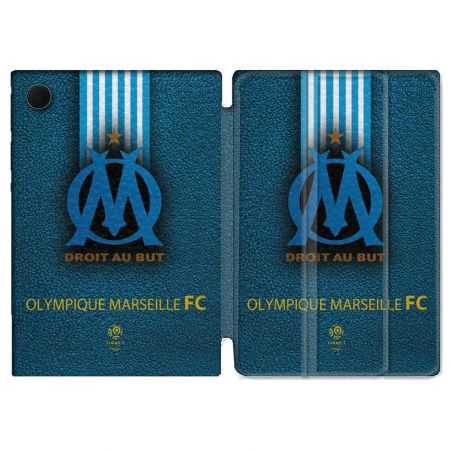 Housse Smart Cover Pour Samsung Galaxy Tab A8 (2022) 10.5 Olympique Marseille OM Bande
