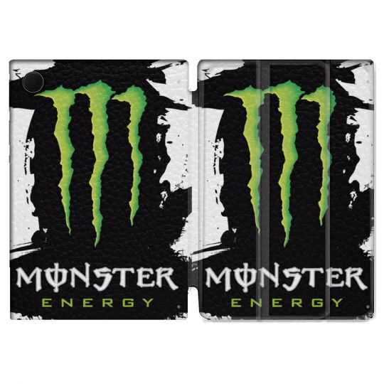Housse Smart Cover Pour Samsung Galaxy Tab A8 (2022) 10.5 Monster Energy Tache
