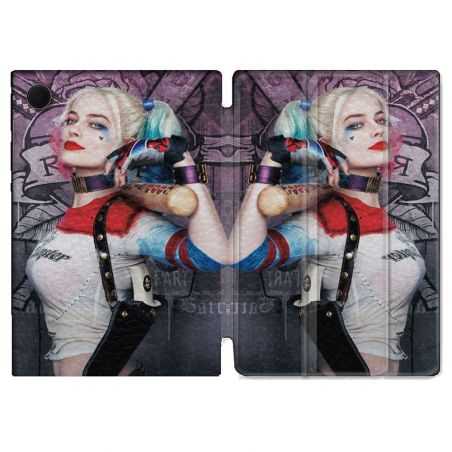 Housse Smart Cover Pour Samsung Galaxy Tab A8 (2022) 10.5 Harley Quinn Batte