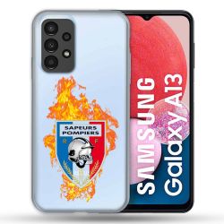 Coque Transparente Pour Samsung Galaxy A13 4G Pompier Feu