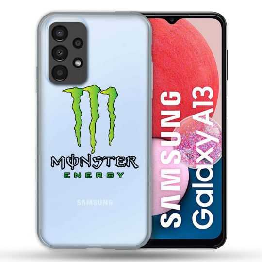 Coque Transparente Pour Samsung Galaxy A13 4G Monster Energy
