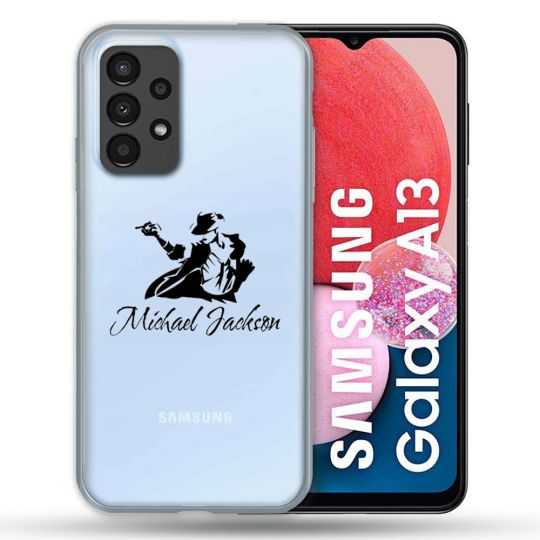 Coque Transparente Pour Samsung Galaxy A13 4G Michael Jackson