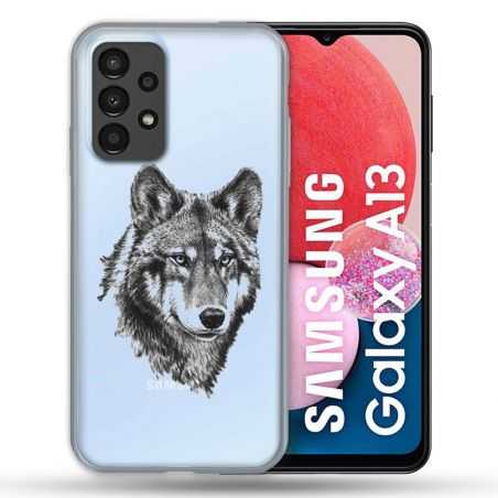 Coque Transparente Pour Samsung Galaxy A13 4G Loup