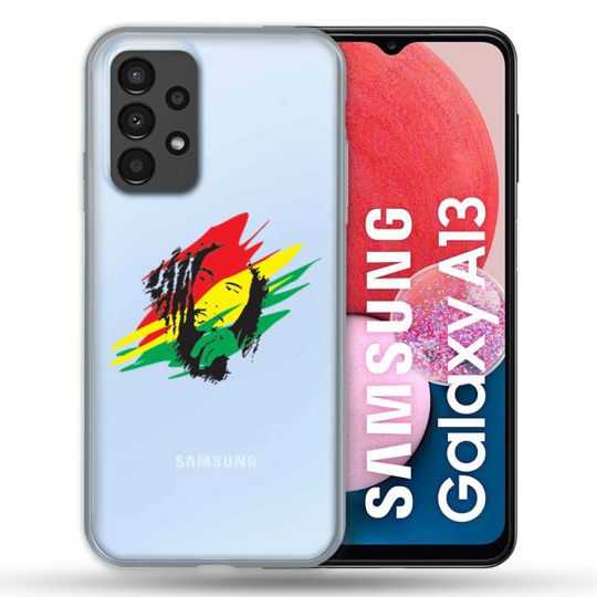 Coque Transparente Pour Samsung Galaxy A13 4G Bob Marley Graf