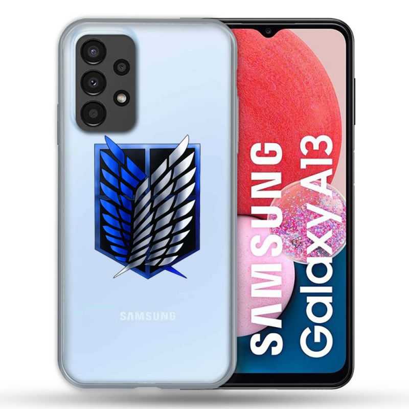 Coque Transparente Pour Samsung Galaxy A13 4G Attaque Titan Logo