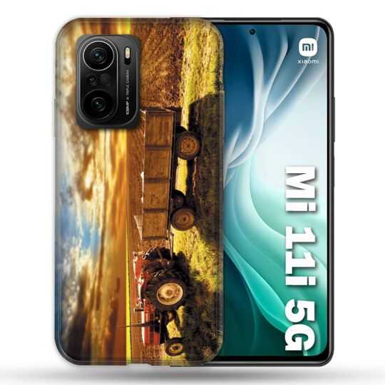 Coque Pour Xiaomi Mi 11i 5G Agriculture Tracteur Color