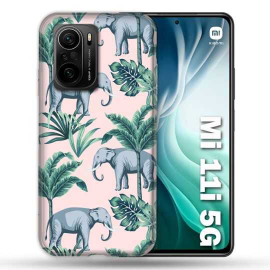 Coque Pour Xiaomi Mi 11i 5G Animal Elephant Pattern
