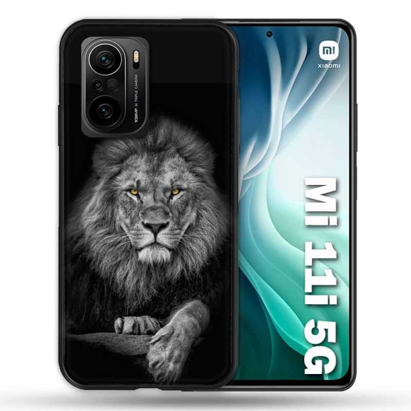 Coque Pour Xiaomi Mi 11i 5G Animal Lion Majestueux