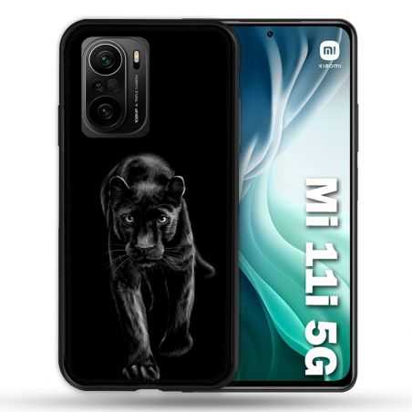 Coque Pour Xiaomi Mi 11i 5G Animal Panthère Noire