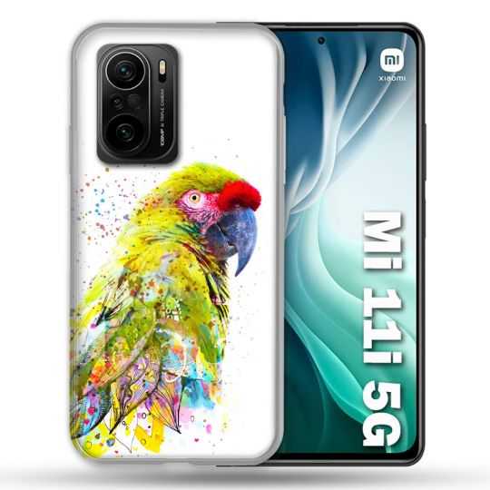 Coque Pour Xiaomi Mi 11i 5G Animal Perroquet Jaune