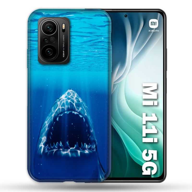 Coque Pour Xiaomi Mi 11i 5G Animal Requin Dent