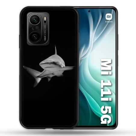 Coque Pour Xiaomi Mi 11i 5G Animal Requin Sombre