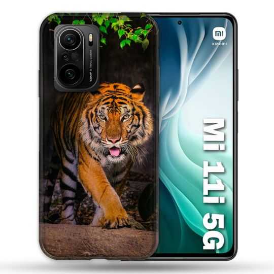 Coque Pour Xiaomi Mi 11i 5G Animal Tigre Jungle