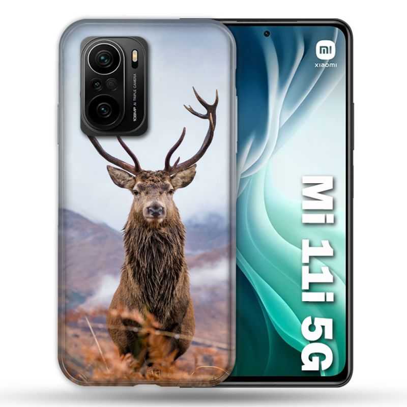 Coque Pour Xiaomi Mi 11i 5G Chasse Chevreuil Montagne