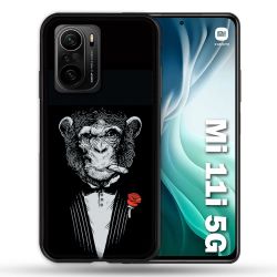 Coque Pour Xiaomi Mi 11i 5G Decale Singe Mafia