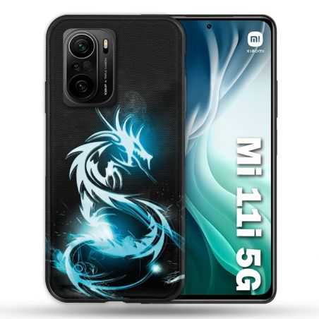 Coque Pour Xiaomi Mi 11i 5G Fantastique Dragon Bleu
