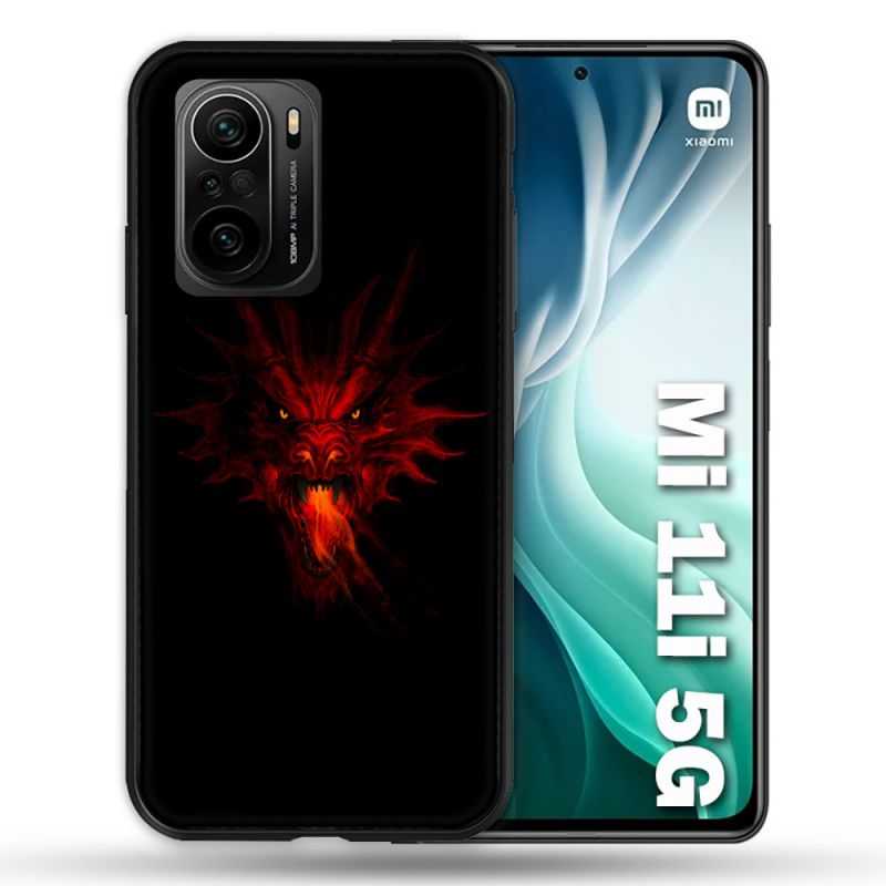 Coque Pour Xiaomi Mi 11i 5G Fantastique Dragon Feu