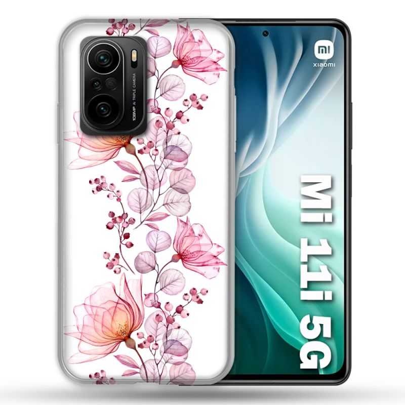Coque Pour Xiaomi Mi 11i 5G Fleur Eclosion