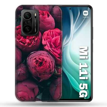 Coque Pour Xiaomi Mi 11i 5G Fleur Pivoine