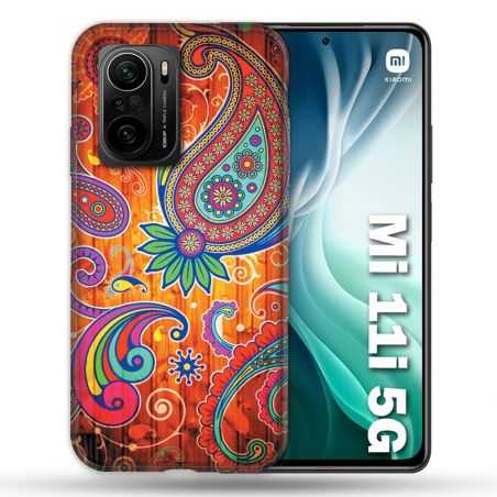 Coque Pour Xiaomi Mi 11i 5G Fleur Psychedelic
