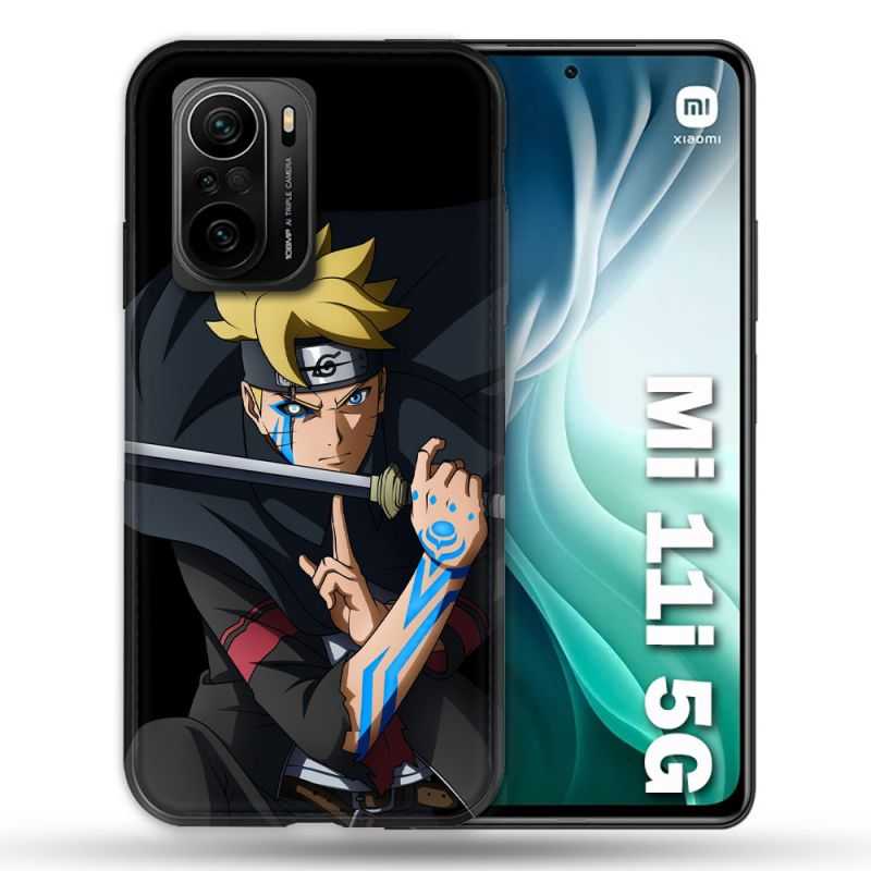 Coque Pour Xiaomi Mi 11i 5G Manga Boruto Tatouage