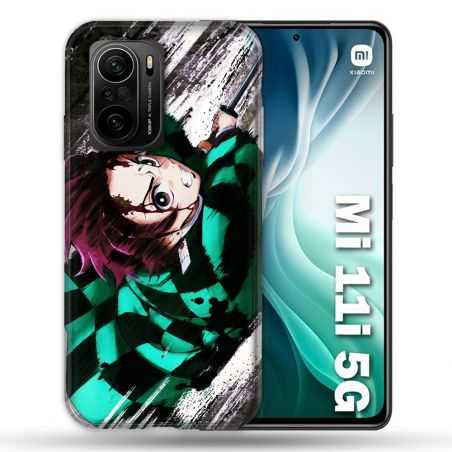 Coque Pour Xiaomi Mi 11i 5G Manga Demon Slayer Tanjiro