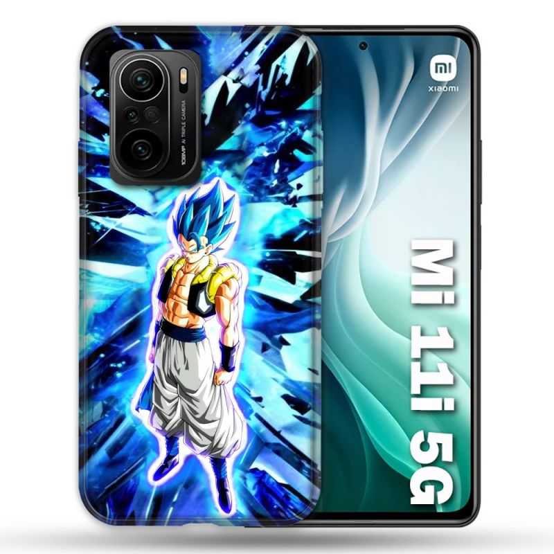 Coque Pour Xiaomi Mi 11i 5G Manga Dragon Ball Gogeta Lumiere