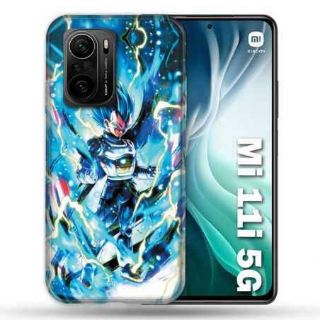 Coque Pour Xiaomi Mi 11i 5G Manga Dragon Ball Vegeta Bleu